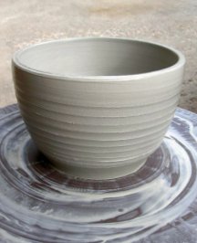 ceramic floor vase in two parts, bottom