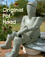 original pot head quote on ceramic figure