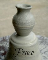 peace pot pottery