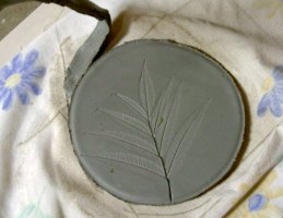 cheap pottery gift ideas coaster peeling extra clay