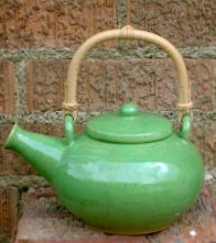 Painting Clay Pots With Glaze, Ceramic Teapot