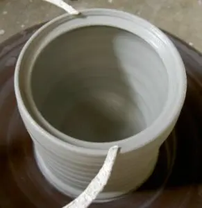 pottery kitchen canister body
