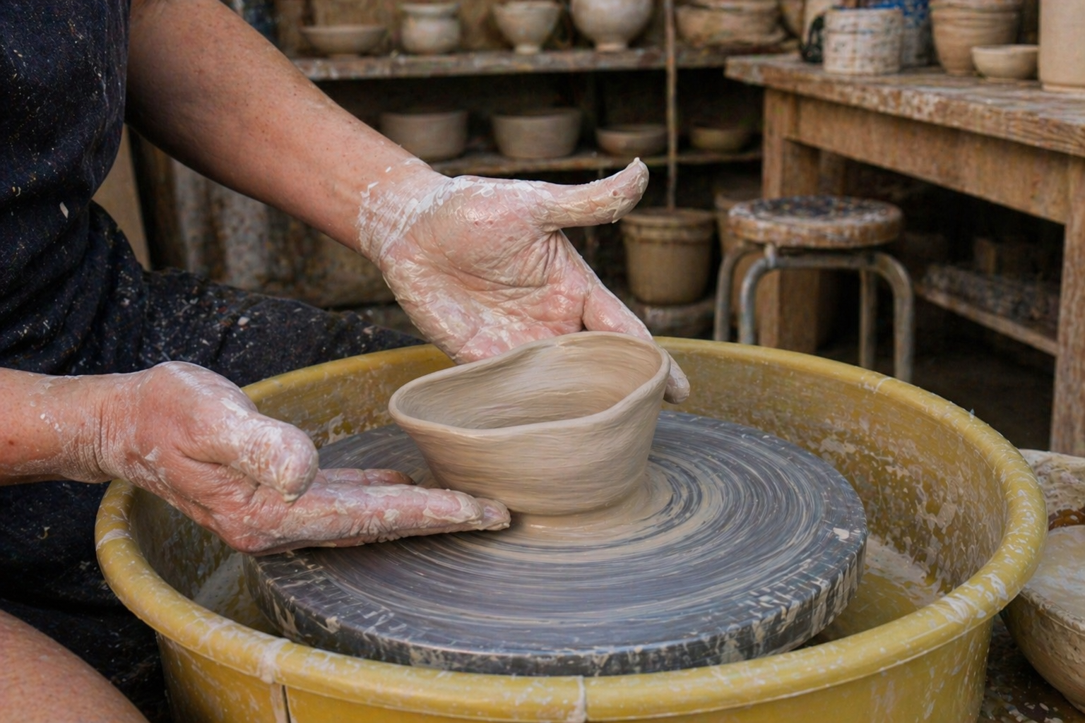 Wobbly Pottery Bowl Beginner